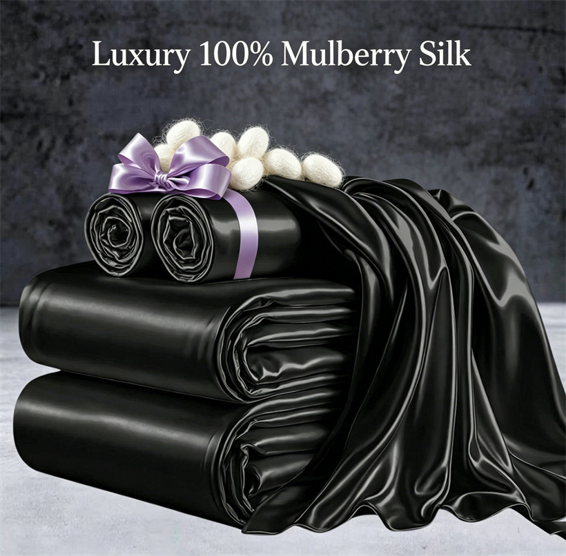 Silk Sheet Set - %100 Dut İpeği Yatak Örtüsü Seti,
