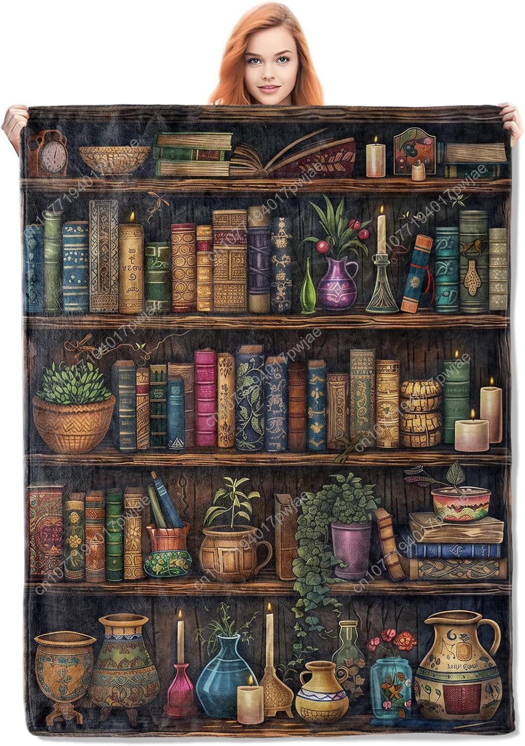 Home Textiles And Decor - Antika Kitaplar ve Dekorlu Vintage Kitaplık