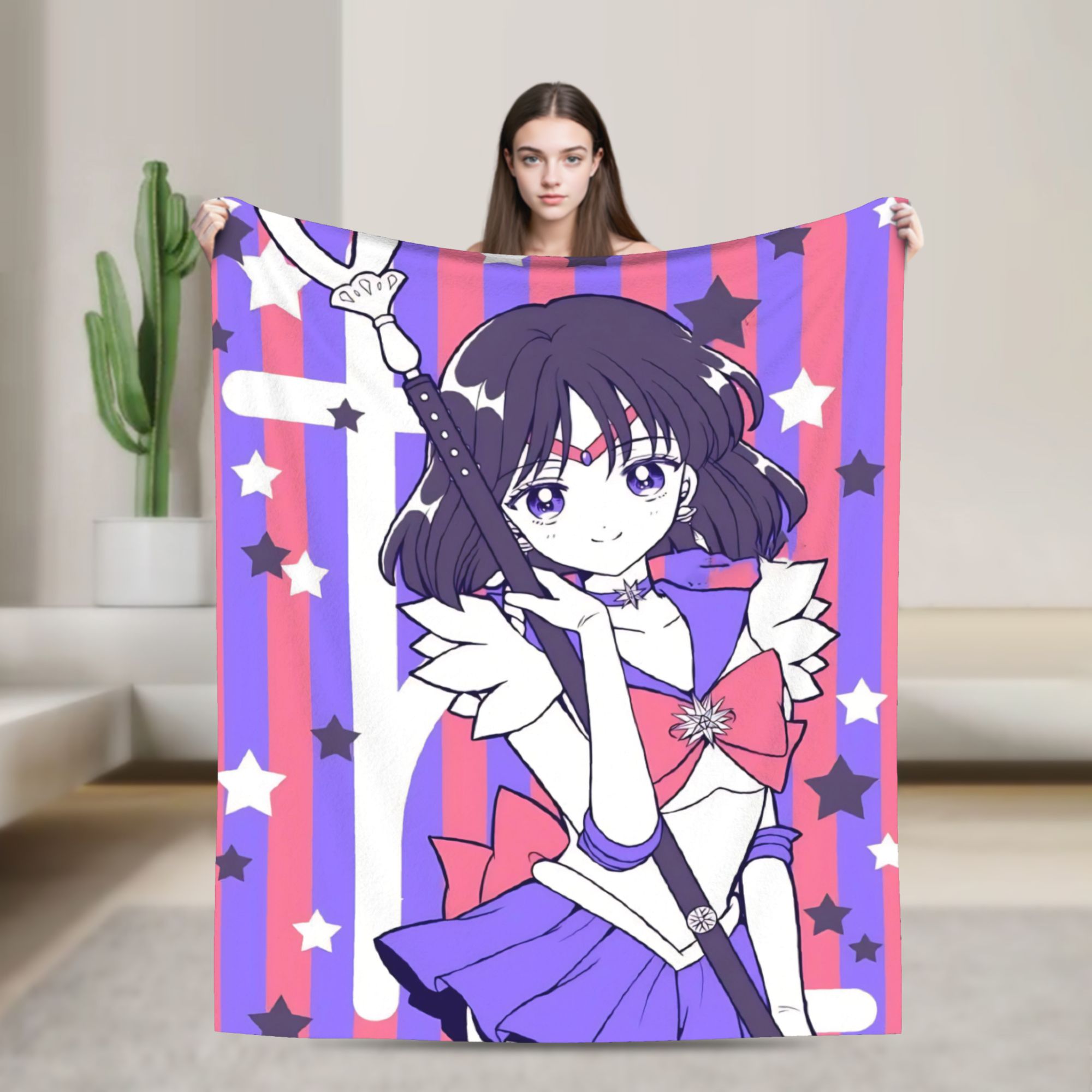 Home Textiles And Decor - Sailors Moons Hotaru Tomoe Battaniyeleri, Ev